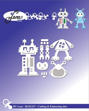Robotter, børnelegetøj, dies, By Lene.